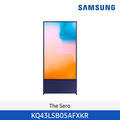 [삼성][43인치]  라이프스타일 세로TV 4K 108 cm 43인치 블루 TV  [KQ43LSB05AFXKR] 10월