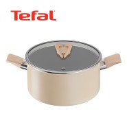 [테팔] 인덕션 블라썸 베이지 양수냄비24cm TFC-BSP4