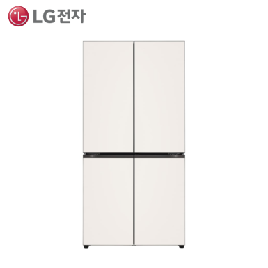 [LG][전국무료배송설치][에너지 소비 효율 1등급] LG 디오스 오브제컬렉션 매직스페이스 냉장고 870L 베이지 [H875GBB111]