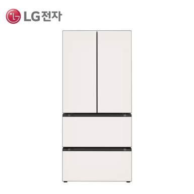 [LG][에너지효율1등급] LG 디오스 오브제컬렉션 김치톡톡 491L 1등급 베이지 [Z494GBB171]