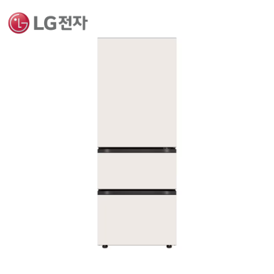 ★25년 NEW★[LG][에너지효율1등급] LG 디오스 오브제컬렉션 김치톡톡 327L 베이지 [Z330MEEF21]